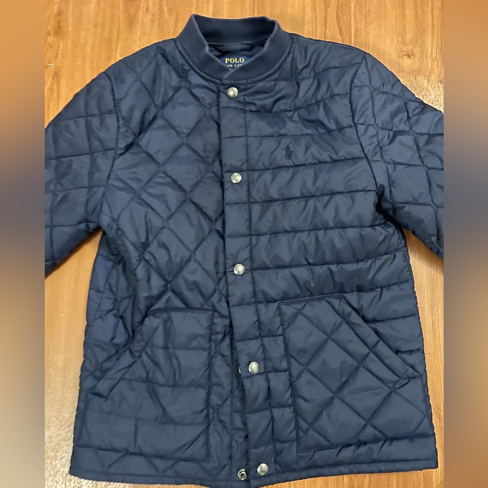 Polo Ralph Lauren quilted Bomber jacket Boys Large - Picture 3 of 6